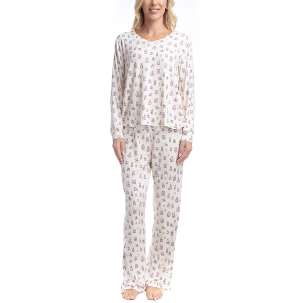 Womens Goodnight Kiss Max & Relax Perfume Pajama Set