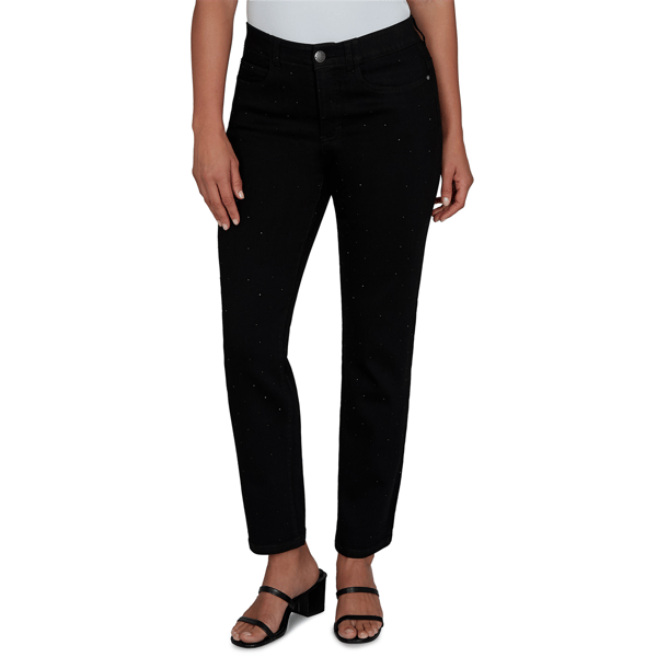 Womens Skyes the Limit Champagne Holiday Embellished Jeans