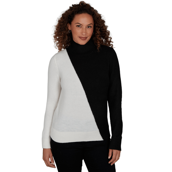 Womens Skyes the Limit Fashion Essentials Color Block Sweater