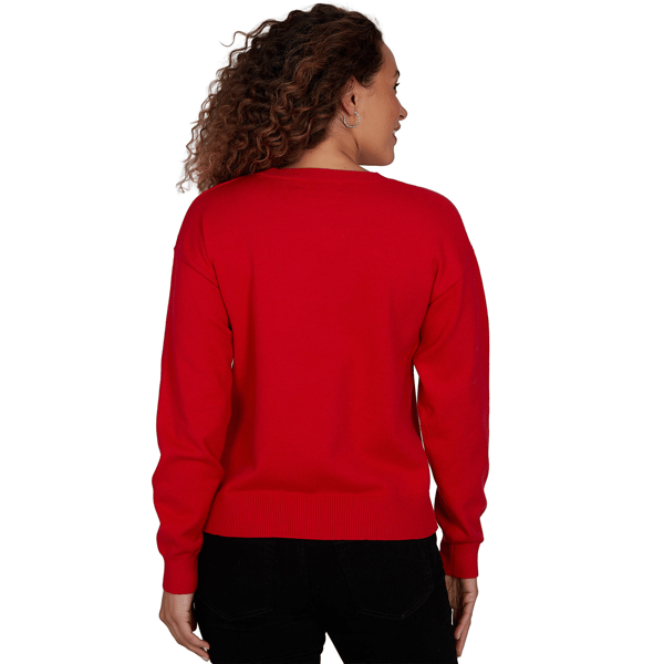 Petite Skyes the Limit Fashion Essentials Fuzzy Cat Sweater alternate view