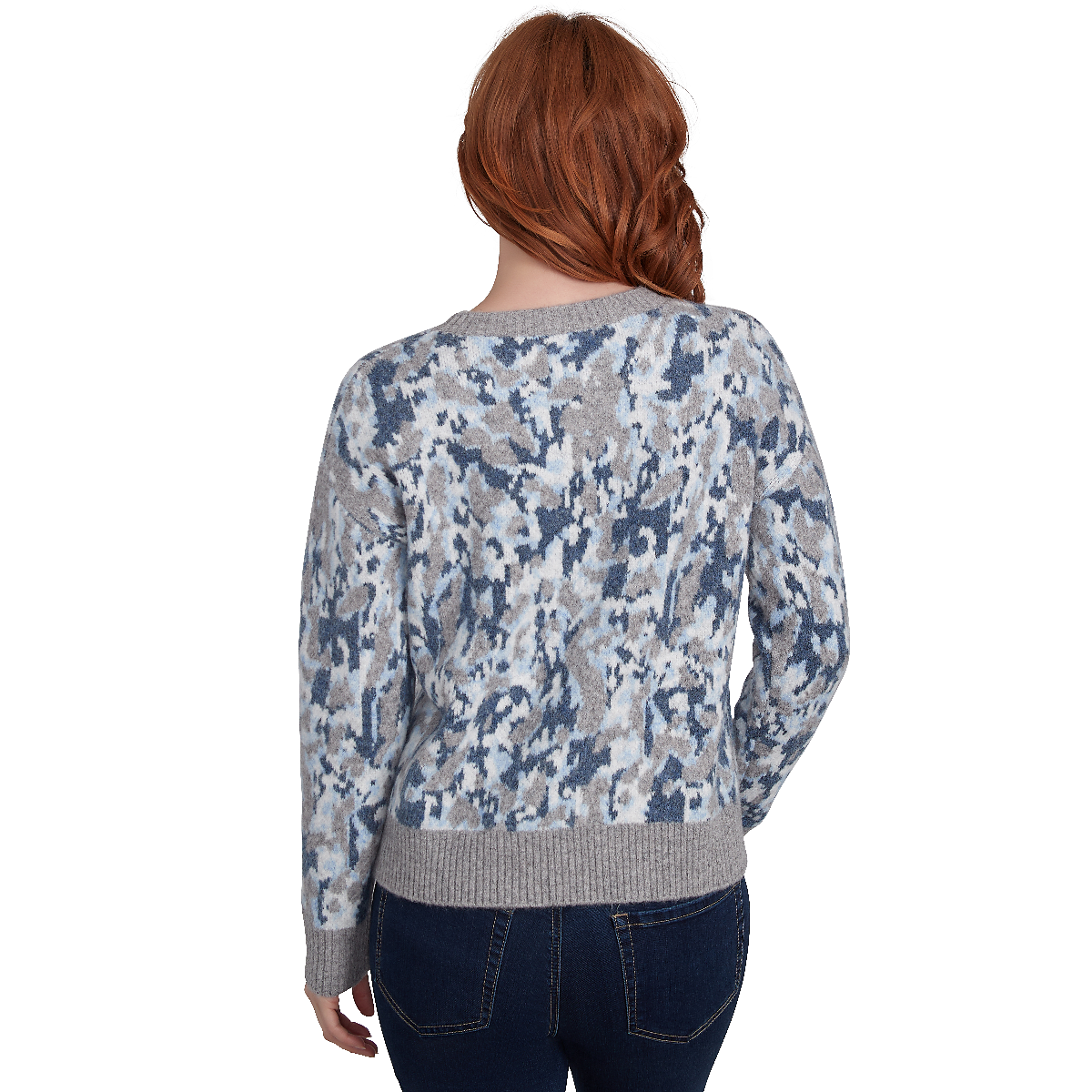 Womens Skye's The Limit Home For The Holidays Jacquard Sweater