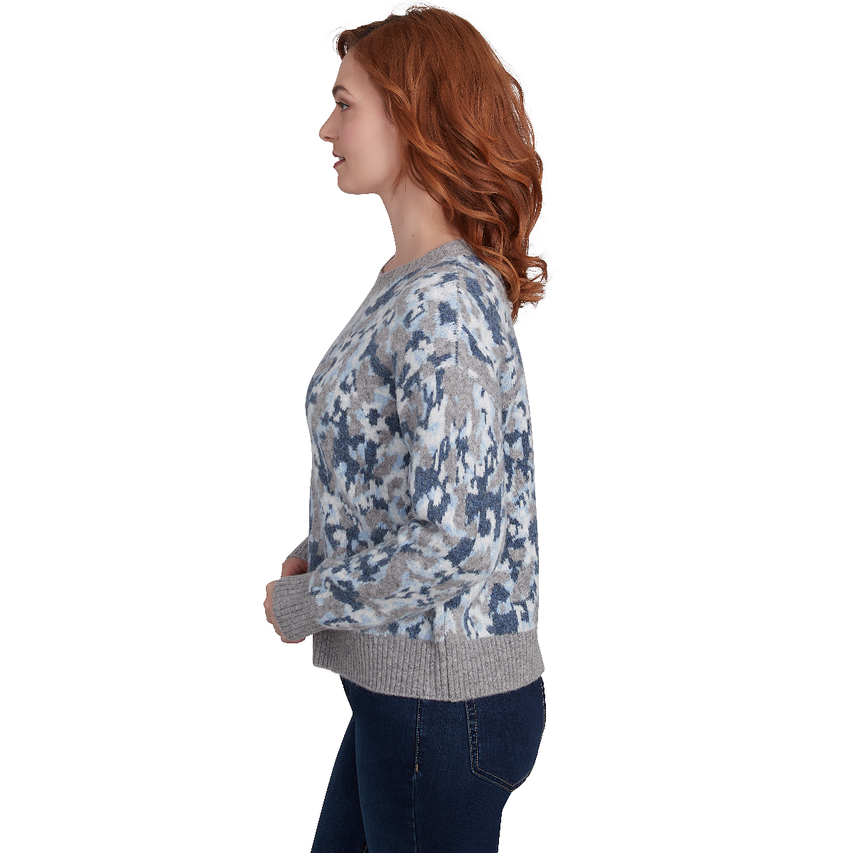 Womens Skye's The Limit Home For The Holidays Jacquard Sweater