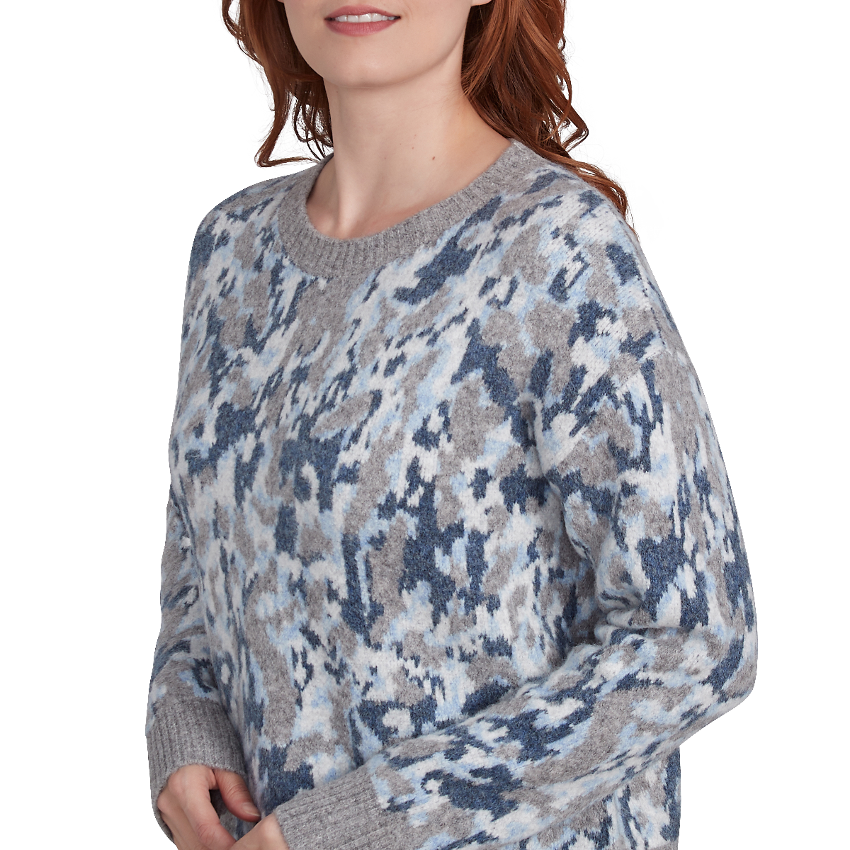 Womens Skye's The Limit Home For The Holidays Jacquard Sweater