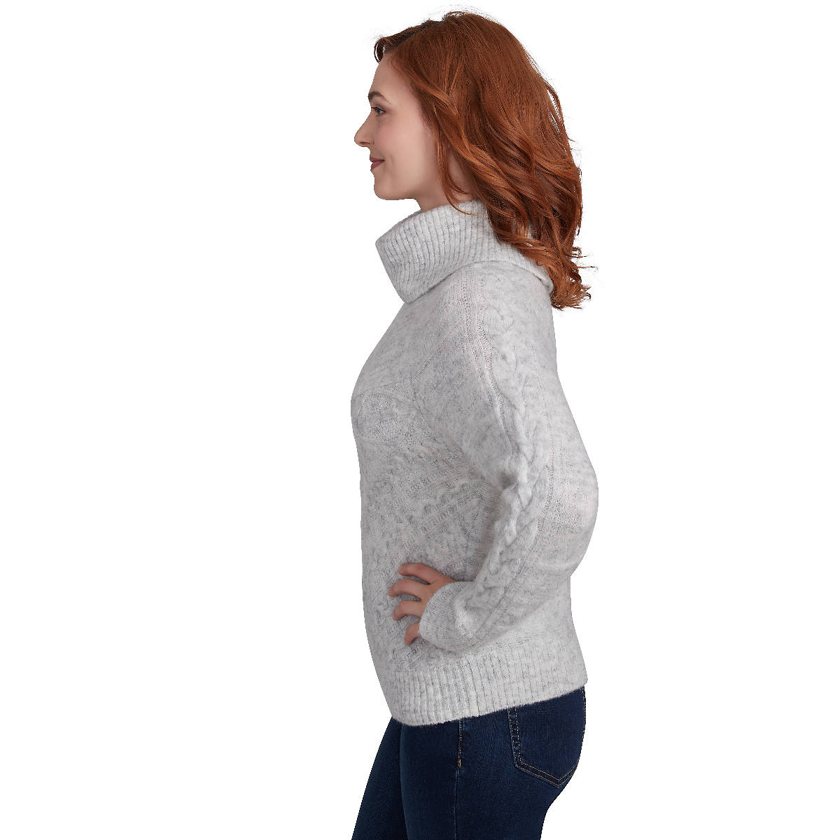 Womens Skye's The Limit Home For The Holidays Turtleneck Sweater