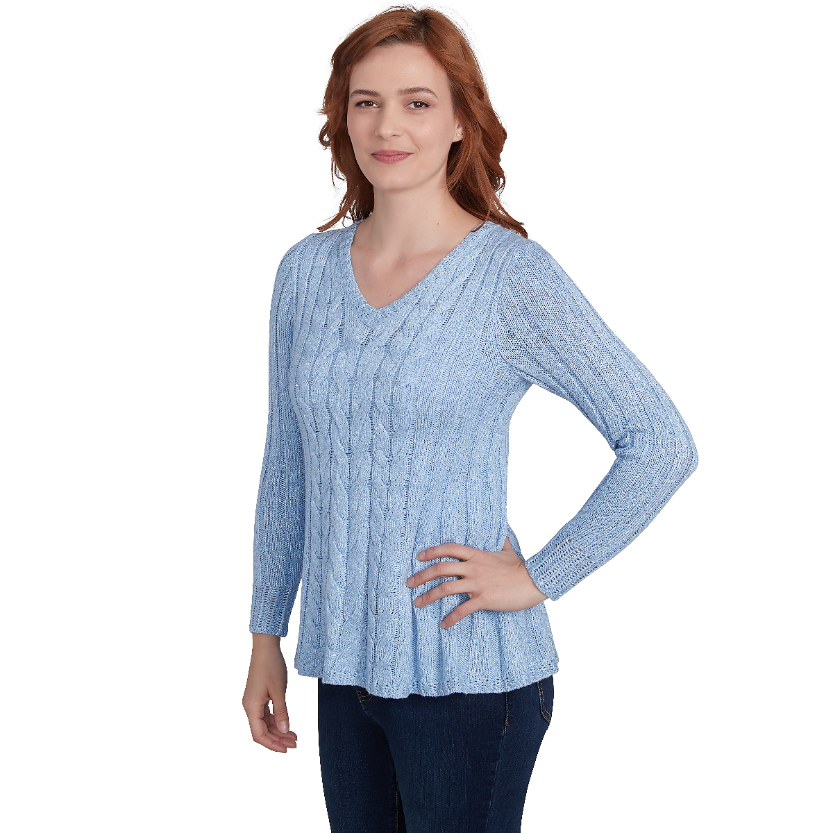 Womens Skye's The Limit Home For The Holidays Flare Sweater