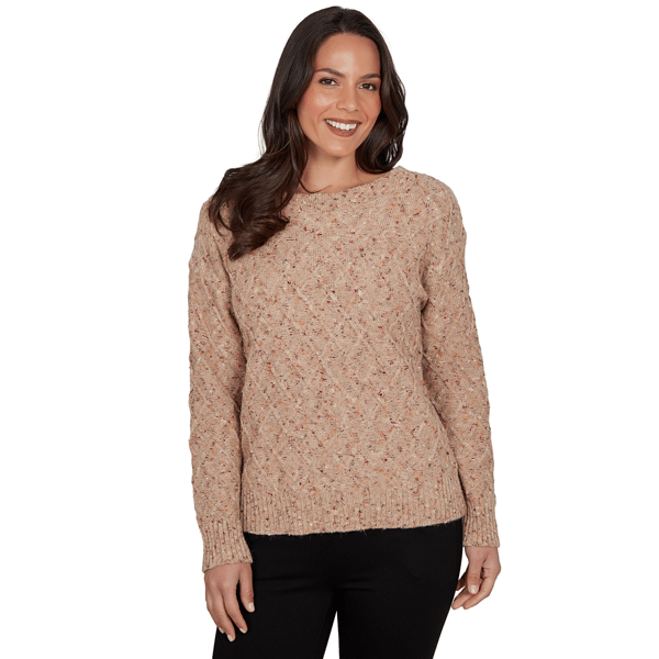 Womens Skyes the Limit Fashion Essentials Diamond Sweater