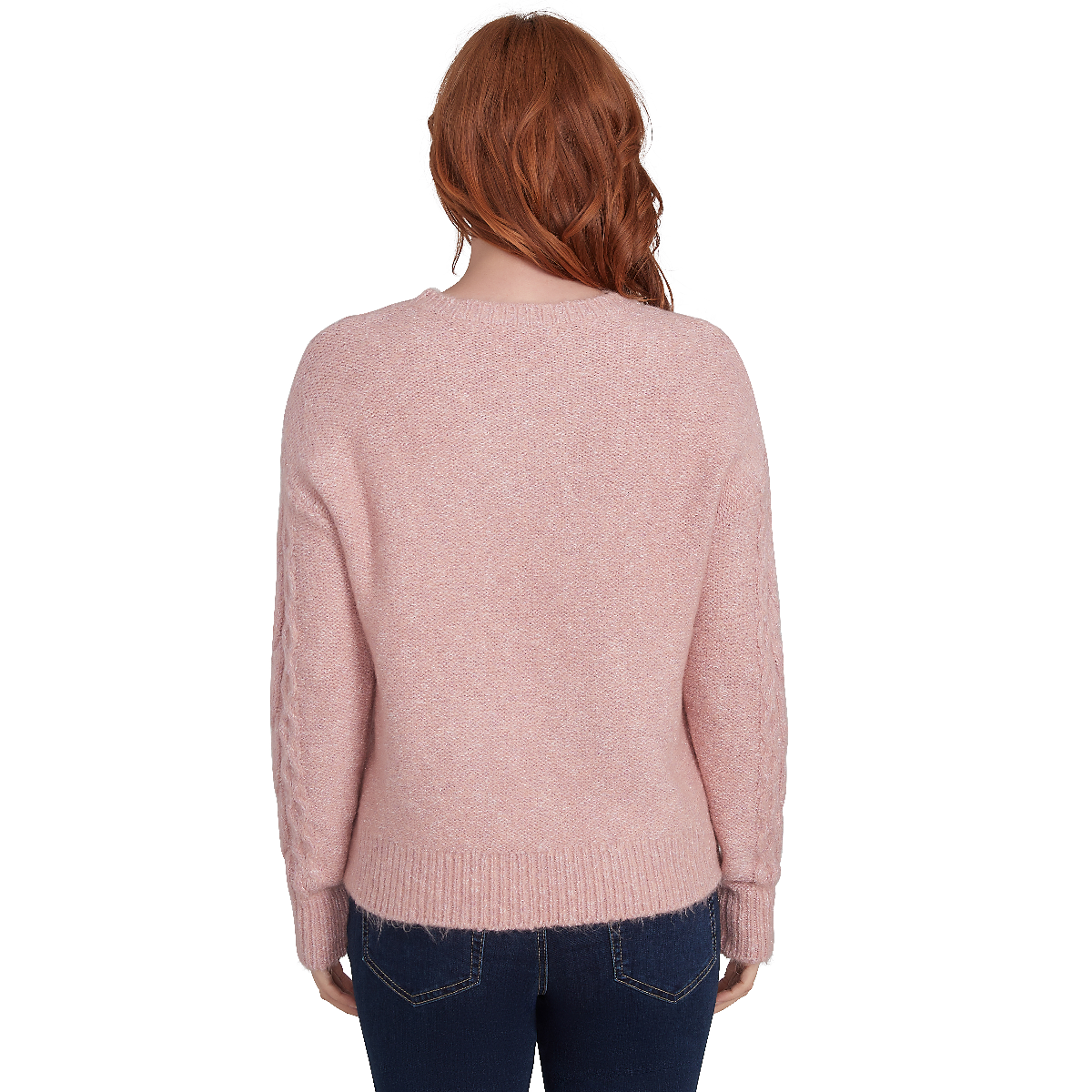 Womens Skye's The Limit Fashion Essentials Solid Cable Sweater