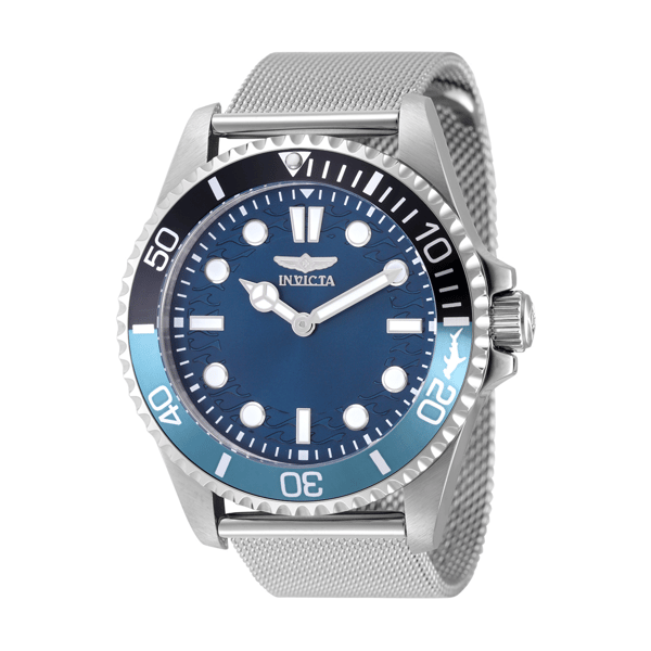Mens Invicta Pro Diver Blue Dial Quartz Watch - 49686