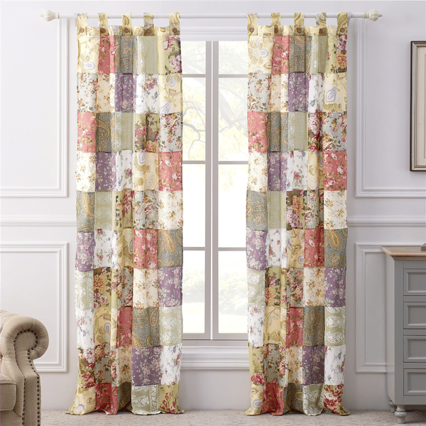 Greenland Home Fashions(tm) Blooming Prairie 2pc. Curtain Panel Set