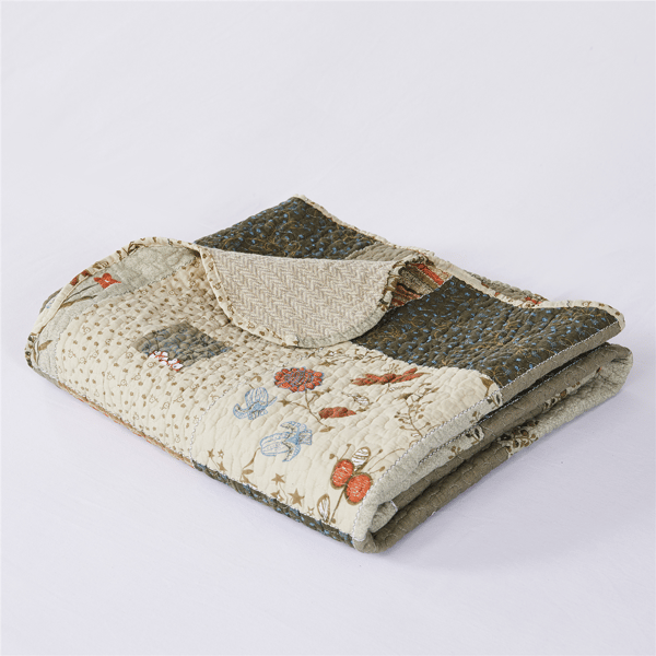 Greenland Home Fashions(tm) Sedona Reversible Quilted Throw Blanket