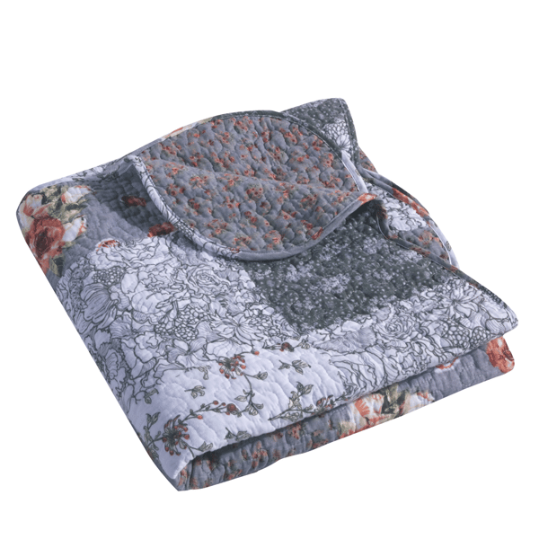 Greenland Home Fashions(tm) Giulia Reversible Quilted Throw Blanket