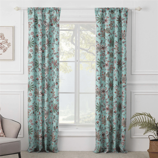 Greenland Home Fashions(tm) Audrey 2pc. Curtain Panel Set