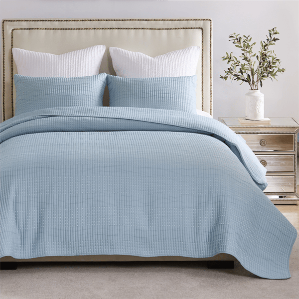 Greenland Home Fashions(tm) Cosmo Textured Matelasse 3pc. Quilt Set