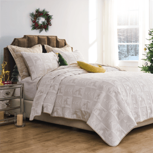Greenland Home Fashions(tm) Reindeer Games Matelasse Coverlet Set alternate view