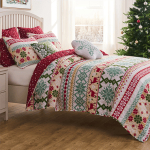 Greenland Home Fashions(tm) Novelty Winter Holiday 3pc. Quilt Set alternate view