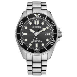 Mens Citizen(R) Eco-Drive Promaster Black Dial Watch - BN0261-51E