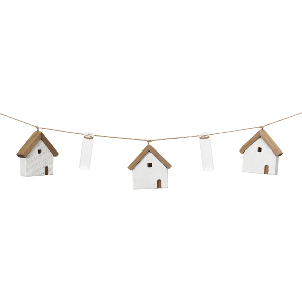 Melrose House & Tube Vase String Garland - Set of 2