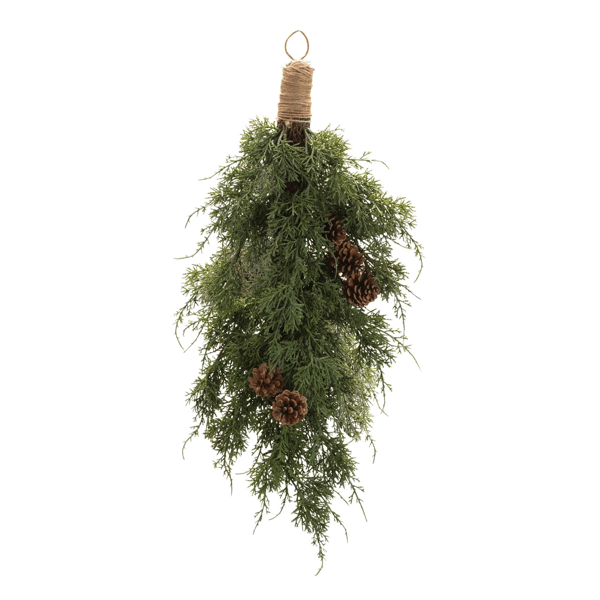 Melrose 28in. Pine & Pinecones Wall Swag Bundle