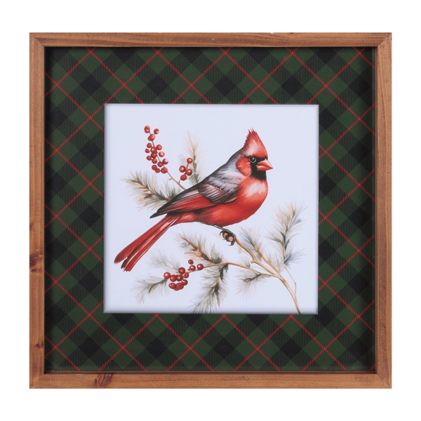Melrose 15.5in. Cardinal Print Framed Wall Art