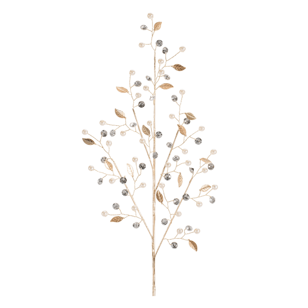 Melrose Elegant Pearl & Jewel Bead Spray - Set of 2