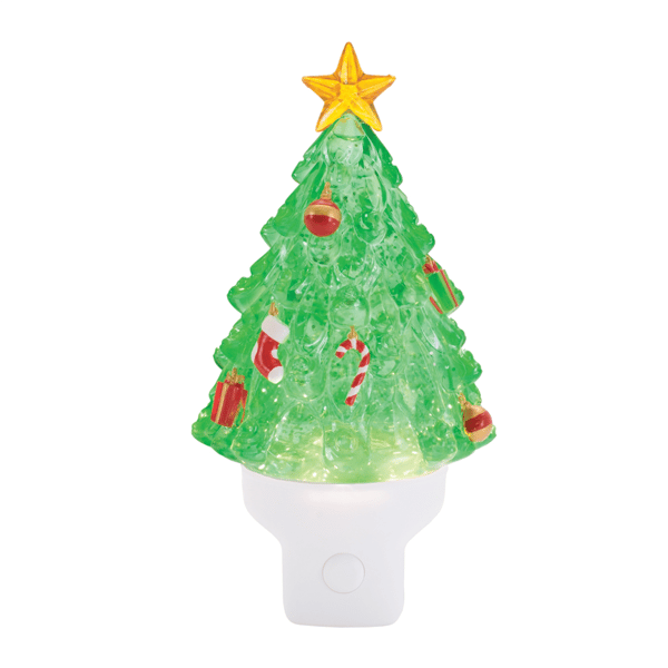 Melrose 7in. Christmas Tree Snow Globe Night Light
