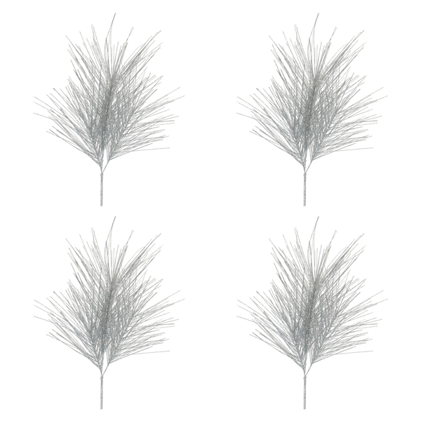 Melrose Sparkling Glittered Pine Spray - Set of 4 alternate view