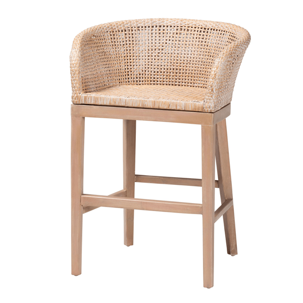 bali & pari Papua Modern Bohemian Counter Stool