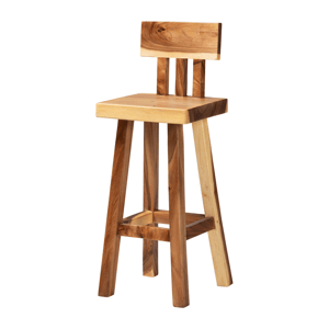 bali & pari Luli Suar Wood Bar Stool