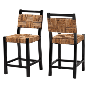 bali & pari Raniya Seagrass Counter Stool - Set of 2