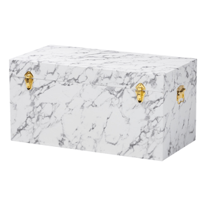 Baxton Studio Brenta Storage Trunk with Lift-Top Lid