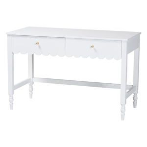 Baxton Studio Roni Writing Desk with Drawers