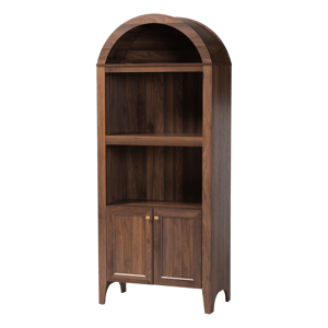 Baxton Studio Hayes Wood Arch Top Cabinet