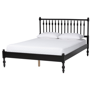 Baxton Studio Callison Spindle Farmhouse Platform Full Bed