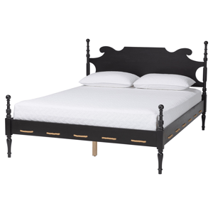 Baxton Studio Gaetano Platform Queen Bed
