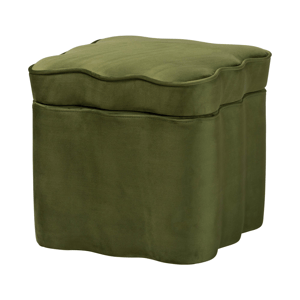 bali & pari Paulina Velvet Storage Ottoman