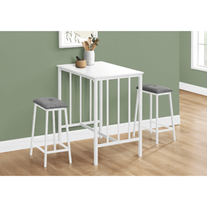 Monarch Specialties Contemporary 3pc. Dining Set