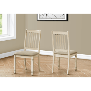 Monarch Specialties 38in. Antique Dining Chair - Set Of 2