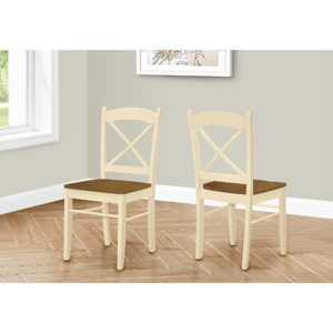 Monarch Specialties Transitional Wood Dining Chair - Set Of 2