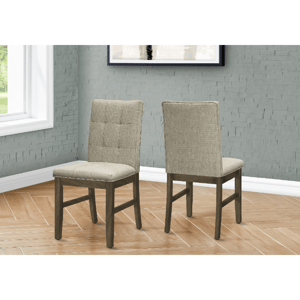 Monarch Specialties 37in. Upholstered Dining Chair - Set Of 2