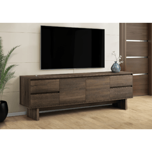 Monarch Specialties Transitional 72in. Media Entertainment Center