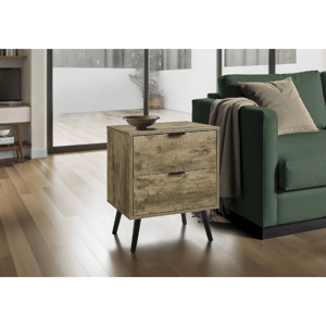 Monarch Specialties Modern 2 Drawer Accent Table