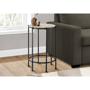 Monarch Specialties Contemporary 24in. Round Accent Table