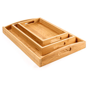 BergHOFF Bamboo 3pc. Serving Tray Set
