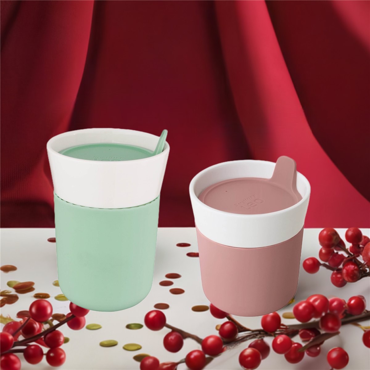 BergHOFF Leo 2-pc. Travel Mug Set, One Size, Multiple Colors