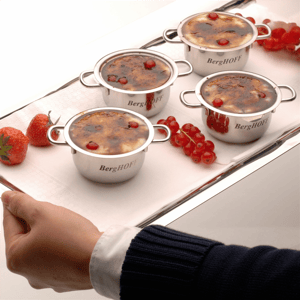 BergHOFF 18/10 Stainless Steel 2.5in. Mini Pots - Set of 4