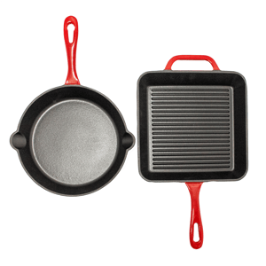 BergHOFF Neo 2pc. Cast Iron 10in. Fry & Grill Pan Cookware Set