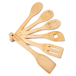 BergHOFF Bamboo 6pc. Wooden Cooking Utensil Set