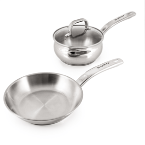 BergHOFF Belly Shape 3pc. Fry Pan & Saucepan Cookware Set