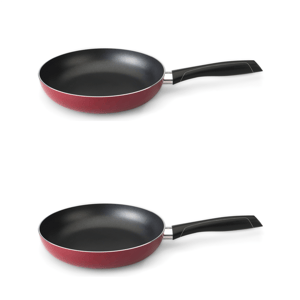 BergHOFF Geminis 2pc. Aluminum 9.5in. Red Fry Pan Set