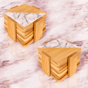 BergHOFF Bamboo 14pc. Coasters Set, Square